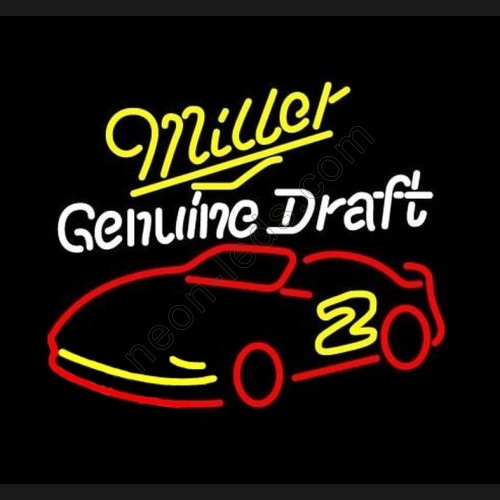 Miller NASCAR Rusty Wallace 2 Neon Beer Sign WL-MIL21