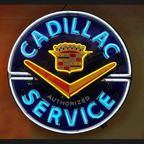 Cadillac Service Neon Auto Sign WL-221114