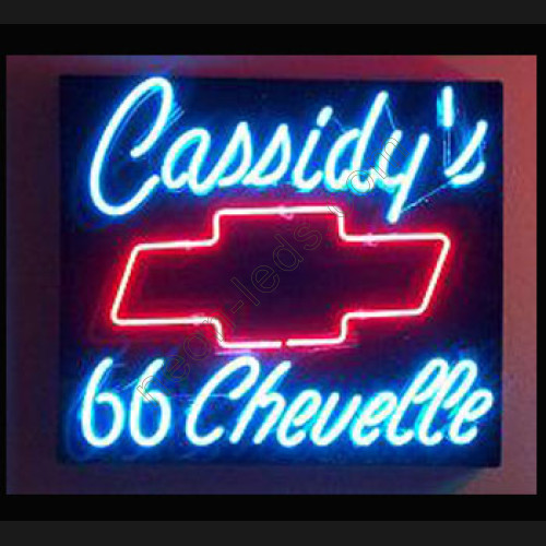 66 Chevelle Chevrolet Neon Auto Sign WL-AUN15