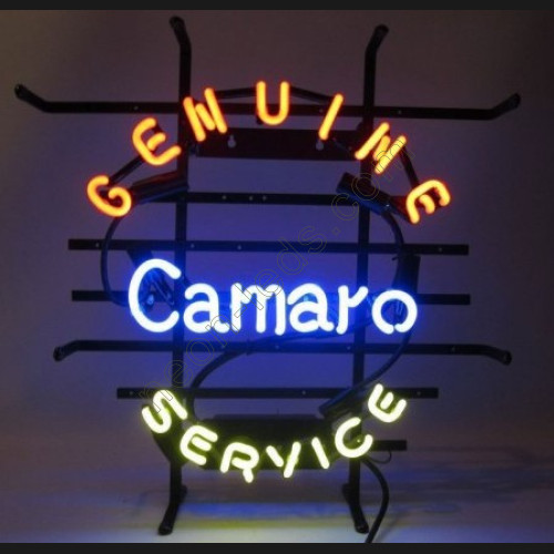 Camaro Ss Genuine Service Neon Auto Sign WL-CAMA02
