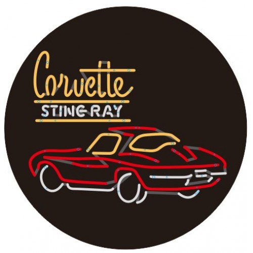 CORVETTE STINGRAY NEON AUTO SIGN WL-CHE2732-2 CORVETTE STINGRAY NEON AUTO SIGN WL-CHE2732-2