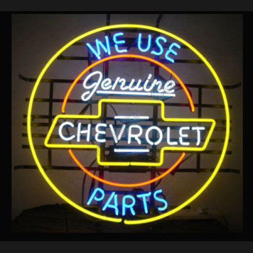 Genuine Chevrolet Part Neon Auto Sign WL-AUN03