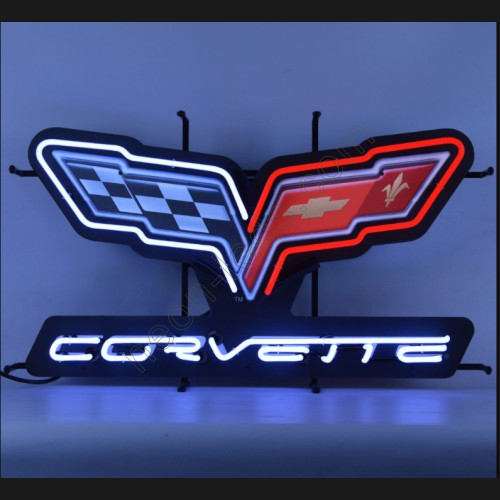 Chevy Corvette C6 Emblem Neon Auto Sign WL-CHE2722-6