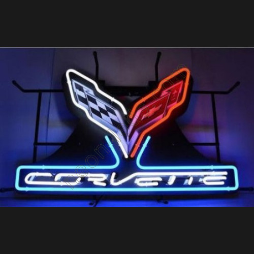 Chevy Corvette C7 Emblem Neon Auto Sign WL-CHE2722
