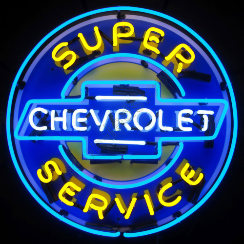 Super chevrolet service neon auto sign WL-CHEV121