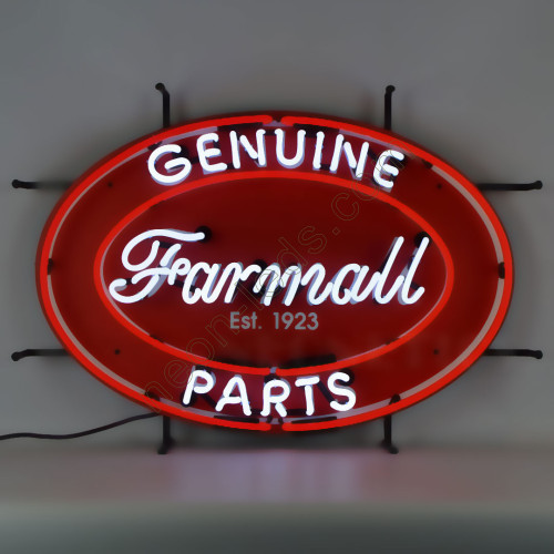 HARVESTER FAMALL GENUINE PARTS OVAL NEON Auto SIGN WL-AUN128