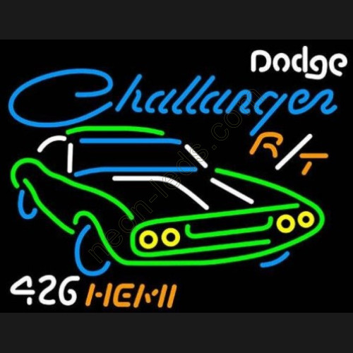 Dodge Challenger Hemi 426 Neon Auto Sign WL-AUN18-1