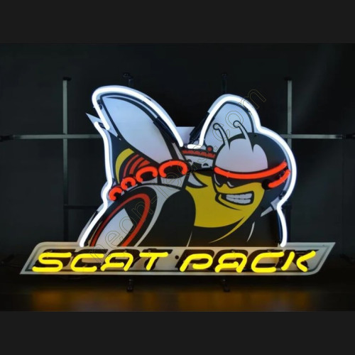Dodge Scat Pack Neon Auto Sign WL-DOD10 Dodge Scat Pack Neon Auto Sign WL-DOD10