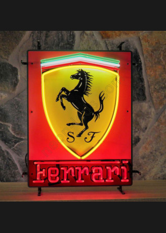 Ferrari car neon auto sign