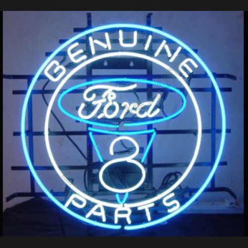 Genuine Ford V8 Parts Neon Auto Sign WL-AUN04