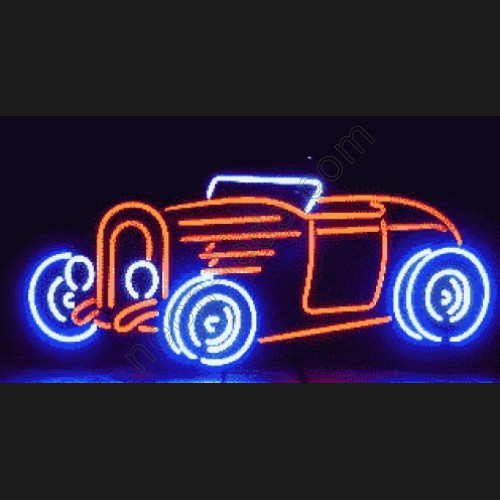 1932 Red Road Neon Auto Sign WL-AUN45-3