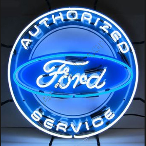 Authorized Ford Service Neon Auto Sign WL-AUN46-2