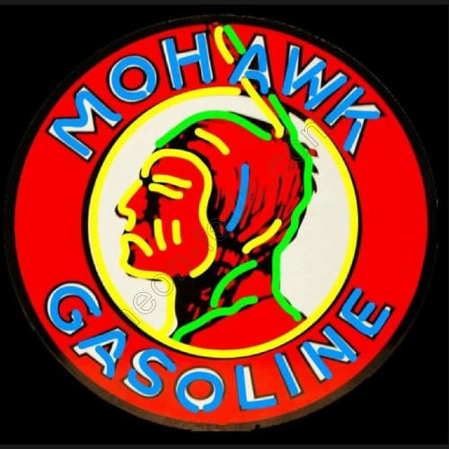 Mohawk Gasoline Neon Auto Sign WL-HAWK31