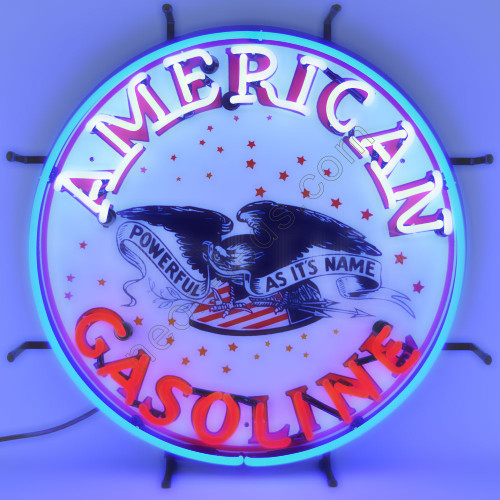 American gasoline neon auto sign WL-AG22