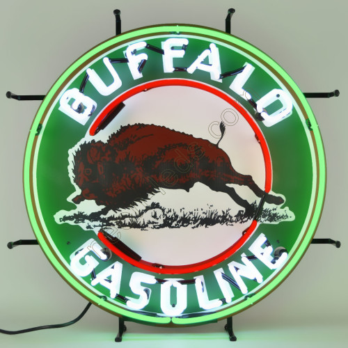 BUFFALO GASOLINE NEON AUTO SIGN WL-AUN105