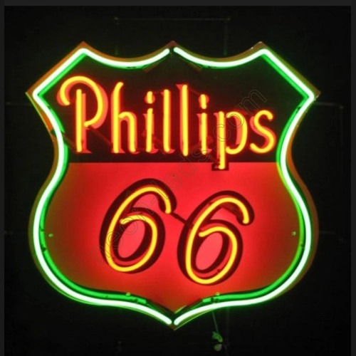 Phillips 66 Gasoline Neon Auto Sign WL-MOB96