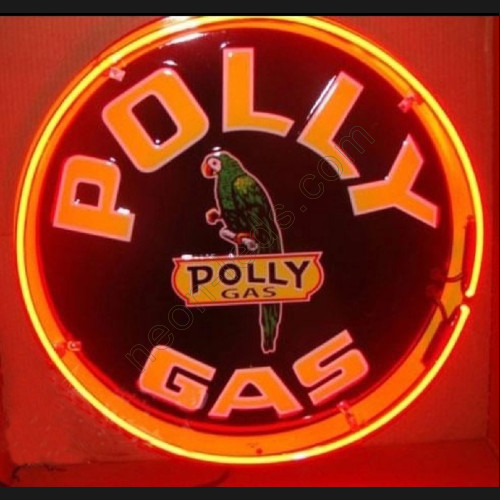 Polly Gasoline Neon Auto Sign WL-PLY81