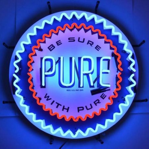 Pure Gasoline Neon Auto Sign WL-GAS1768
