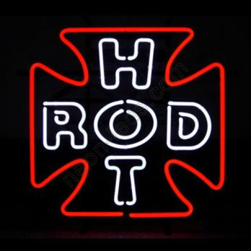 Hot Rod Cross Neon Auto Sign WL-AUN38