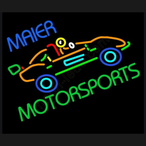 Custom Maier Motorspots Go Kart Neon Auto Sign WL-MOT015 Custom Maier Motorspots Go Kart Neon Auto Sign WL-MOT015