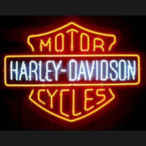 MOTOR CYCLES HARLEY DAVIDSON Neon Auto Sign WL-MOT012