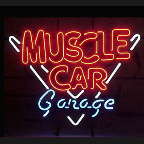 Muscle Car Garage Neon Auto Sign WL-NCC004
