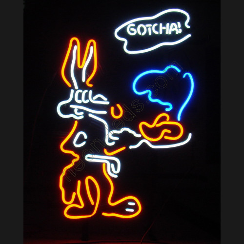 Gotcha Road Runner Neon Auto Sign WL-NCC030