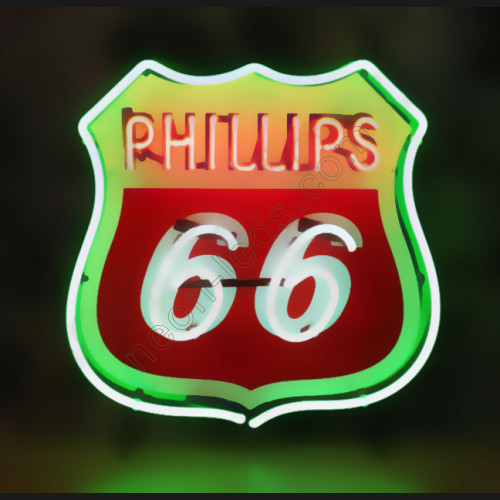 Phillips 66 neon auto sign WL-NS872