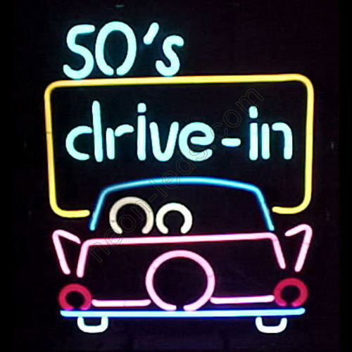 50s Drive In Neon Auto Sign WL-CDI801
