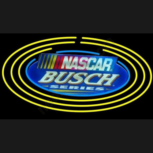 Busch Nascar Oval Beer Sign Neon Auto Sign WL-NAC03