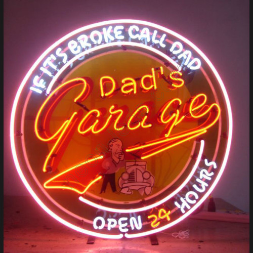 Dads Garage neon auto sign WL-NCC010-1