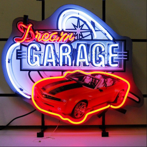 Dream Garage Camaro Neon Auto Sign WL-DG2710-1