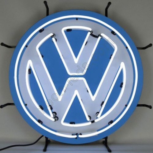 Volkswagen VW Round Neon Auto Sign WL-221121