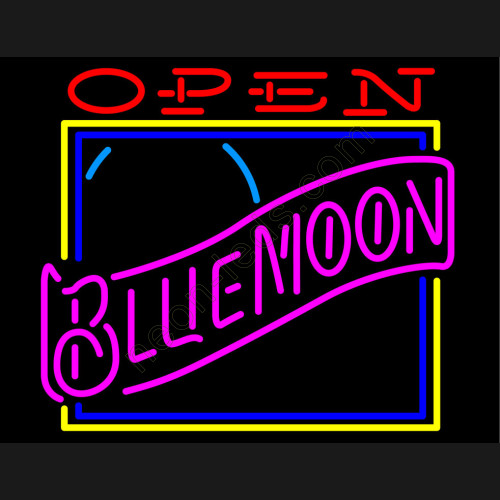 Blue moon Neon Open Sign WL-MN03 Blue moon Neon Open Sign WL-MN03