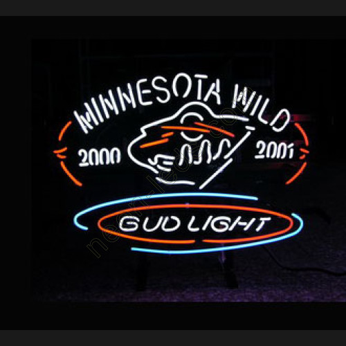 Bud Light Minnesota Wild Neon Sign WL-NBN001