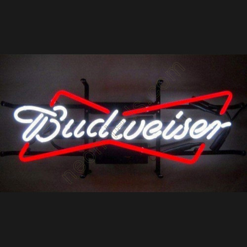 Budweiser Bowtie Neon Beer Sign WL-NBN050-BD03 Budweiser Bowtie Neon Beer Sign WL-NBN050-BD03