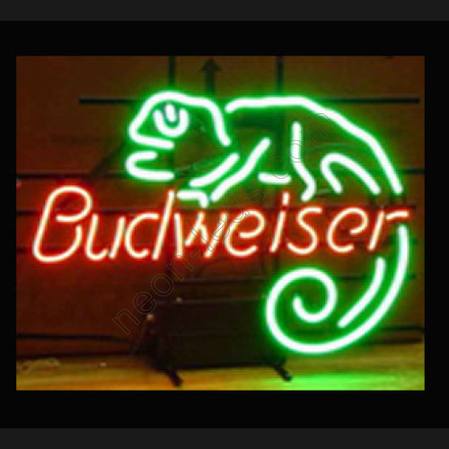 Budweiser Louie Lizard Neon Sign WL-NBN012