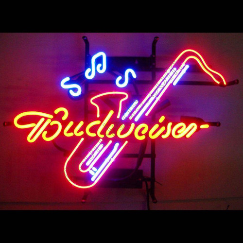 Budweiser Saxophone Neon Sign WL-NBN050-BD09