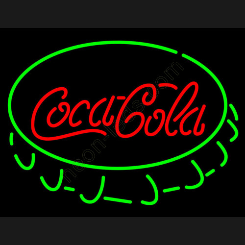 Coca Cola Bottle Cap Neon Beer Sign WL-NCCL11