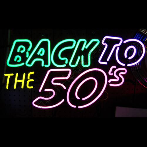Back To THE 50s Neon Sign WL-CC033