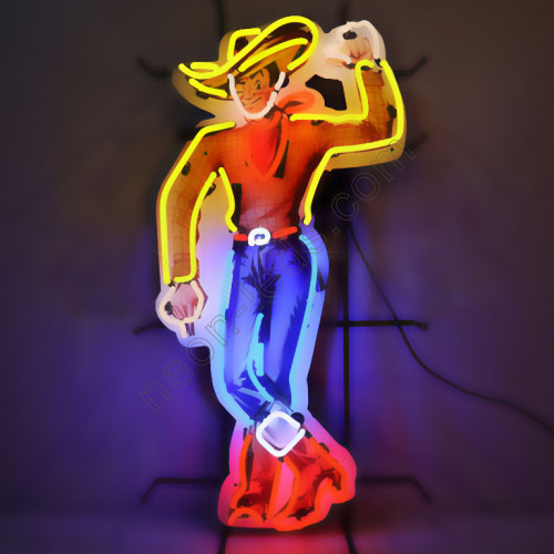 COWBOY vegas vic neon sign WL-CB03