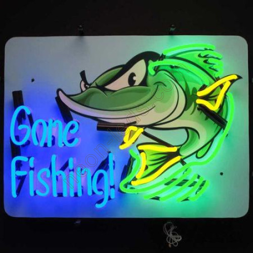 Gone Fishing Neon Sign WL-GOF1521
