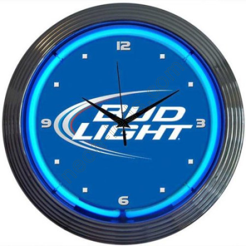 Budlight beer neon clock WL-NCS035