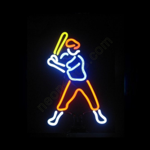 Baseball player II neon sculpture WL-TN061 Baseball player II neon sculpture WL-TN061