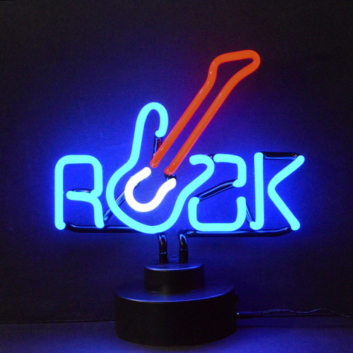 Rock With Guitar Neon Sculpture WL-TN048 Rock With Guitar Neon Sculpture WL-TN048